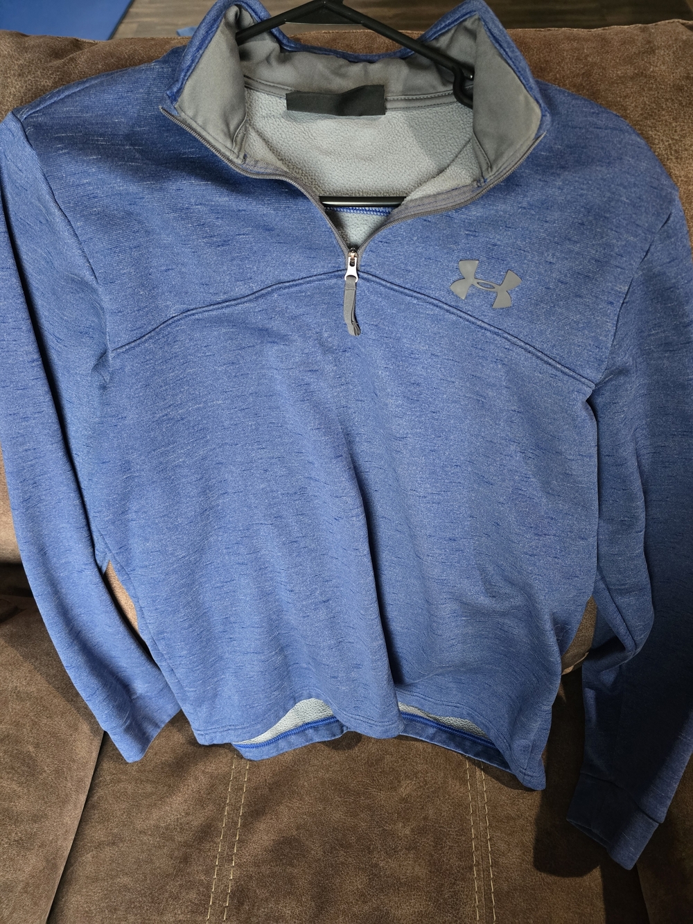 Under Armour Blue Quarter-Zip Pullover